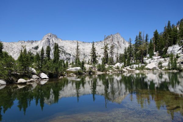 Kalmia Lake, in California's Trinity Alps